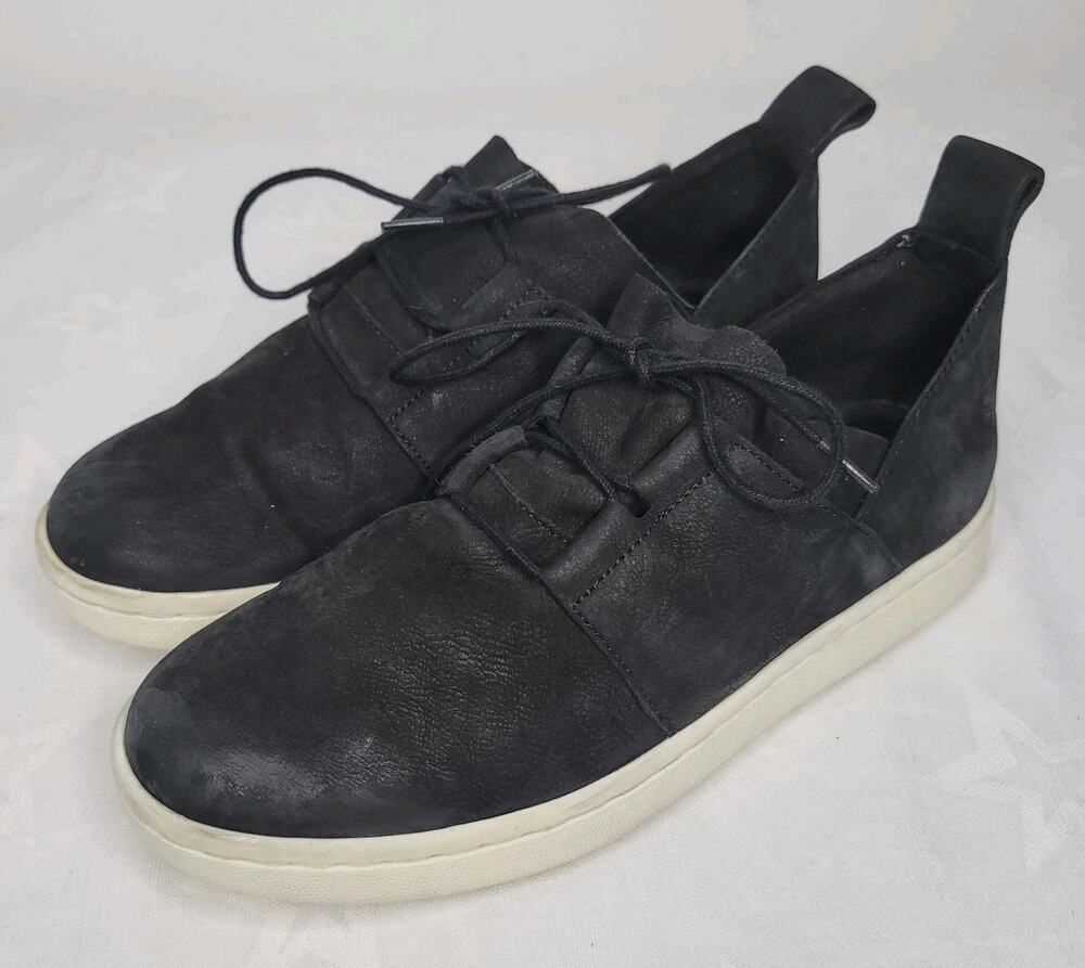 Eileen Fisher Black Suede Kipling Leather Shoes! Sz 6